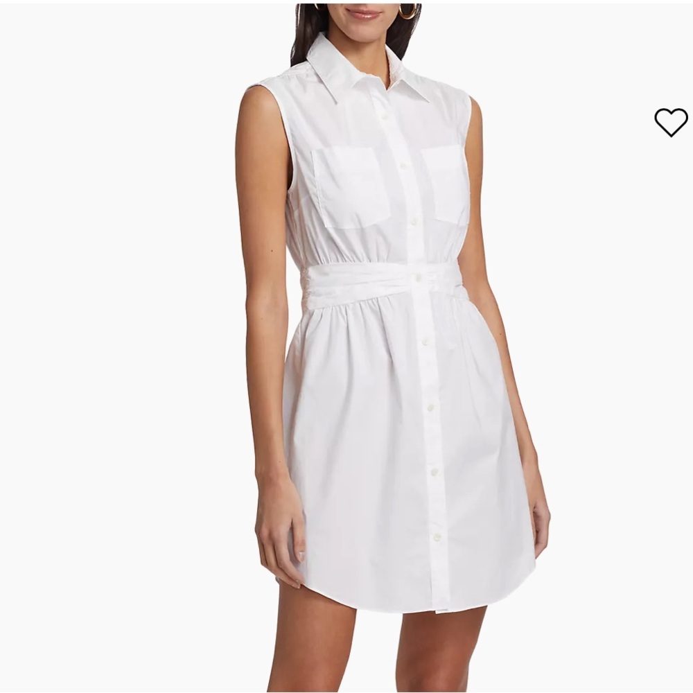 Derek Lam 10 Crosby Cora Sleeveless Shirtdress